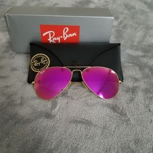 Ray Ban Aviator Flash Sunglasses
